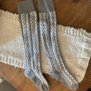 Free People Thigh High Knit Socks NWOT